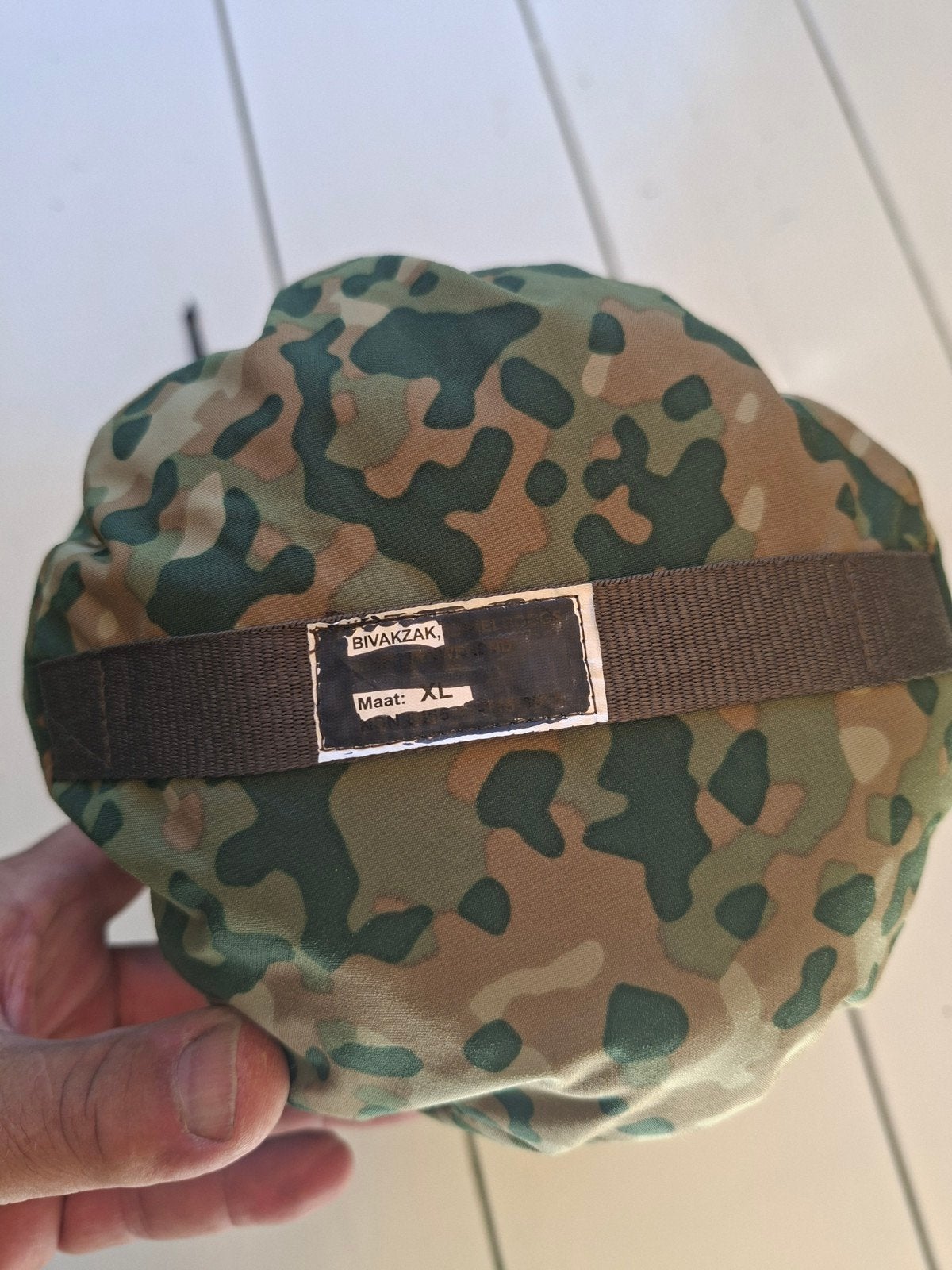 bivakzak maat XL NFP Defensie Nederland, Verzamelen, Militaria | Algemeen, Verzenden, Landmacht, Nederland, Kleding of Schoenen