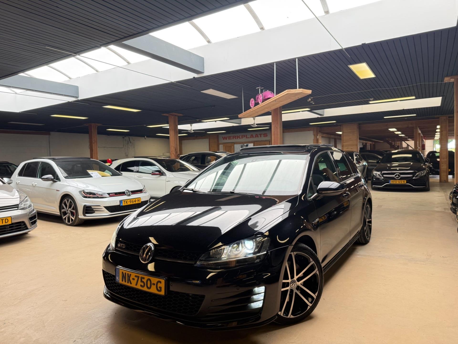 Volkswagen Golf 2.0 TDI GTD DSG EU6 Pano Airco Cruise Contro, Gebruikt, Euro 6, 4 cilinders, Zwart