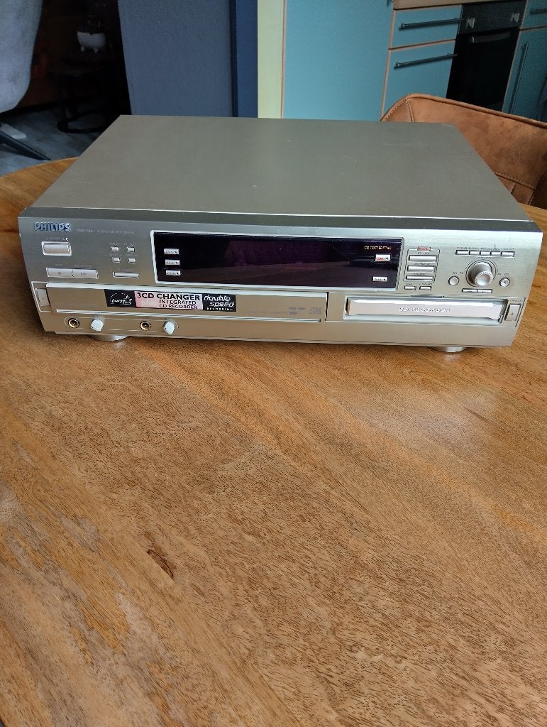 Philips CDR785 3CD-Wisselaar en audio Cd-Recorder, Ophalen, Gebruikt, Philips