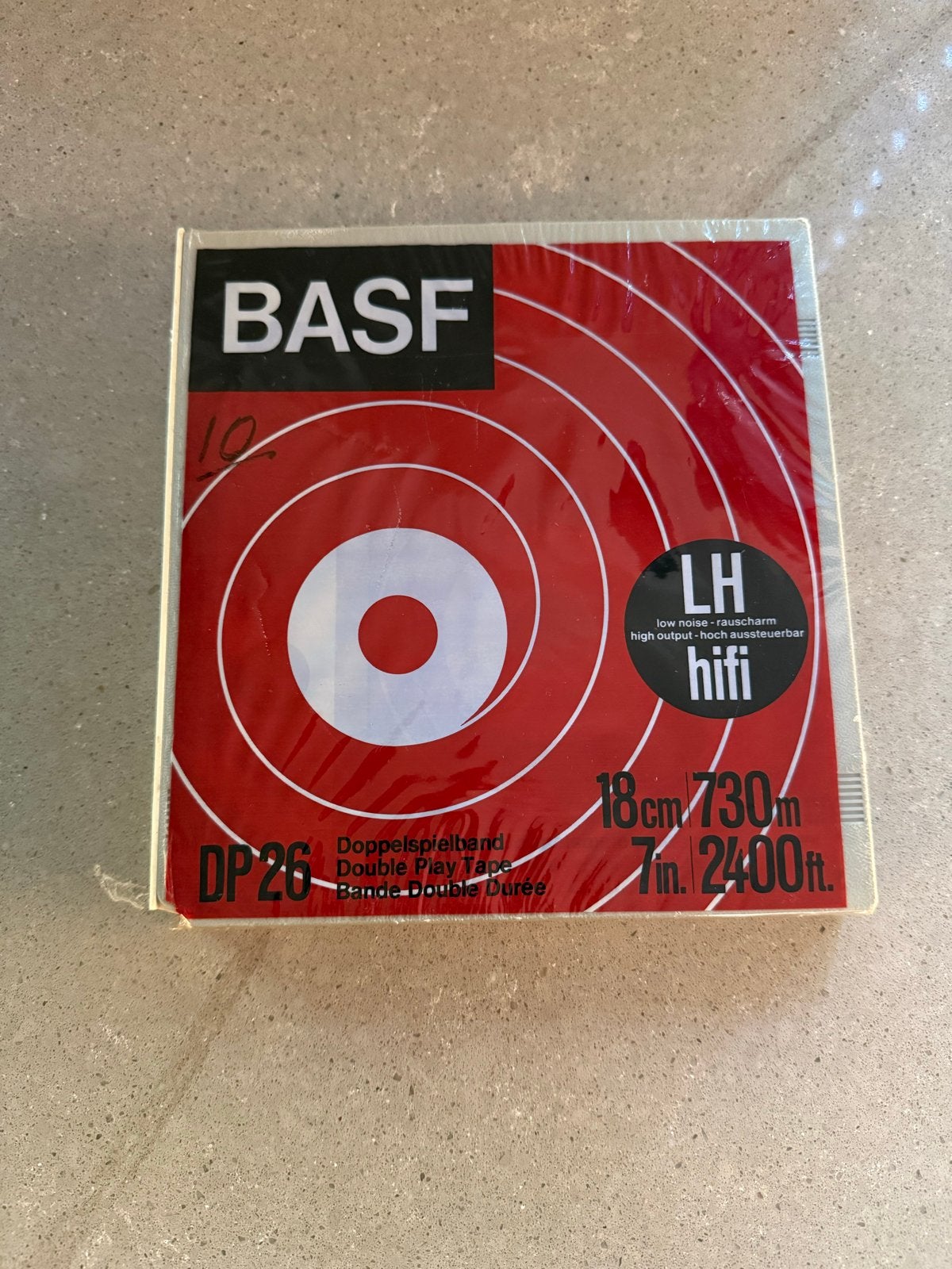 Nieuwe BASF DP26 Hifi Spoelband 18cm/730m, Audio, Tv en Foto, Ophalen of Verzenden, Onderdeel, Met banden