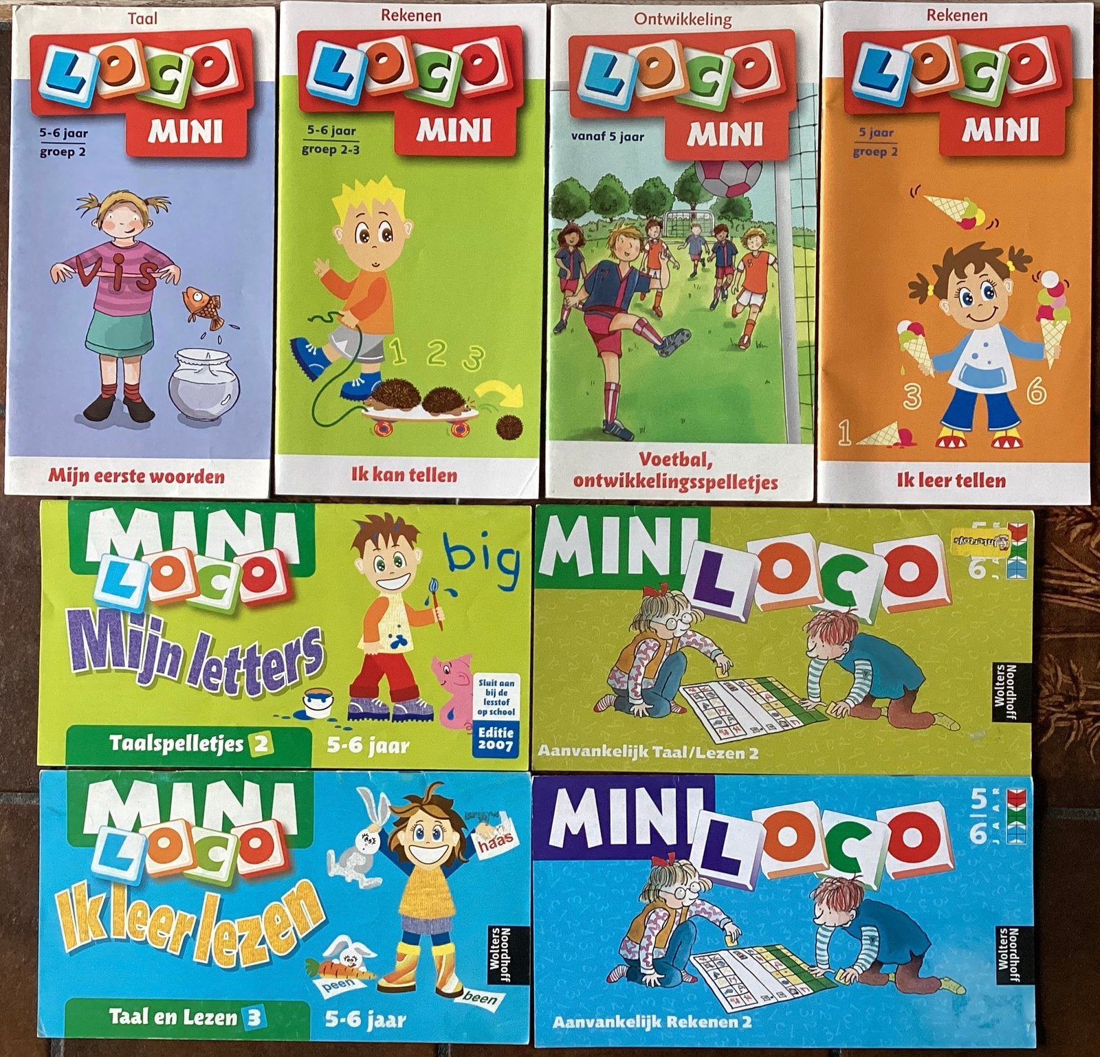 Mini loco boekjes vanaf 5 jaar 4,50 euro per boekje, Ophalen of Verzenden, Zo goed als nieuw