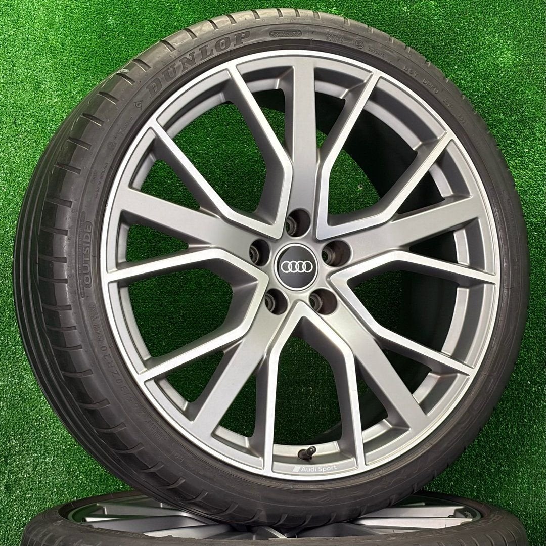 Originele 20 inch Audi Sport velgen banden A5 S5 A4 S4 B9, Gebruikt, -, 265 mm, -