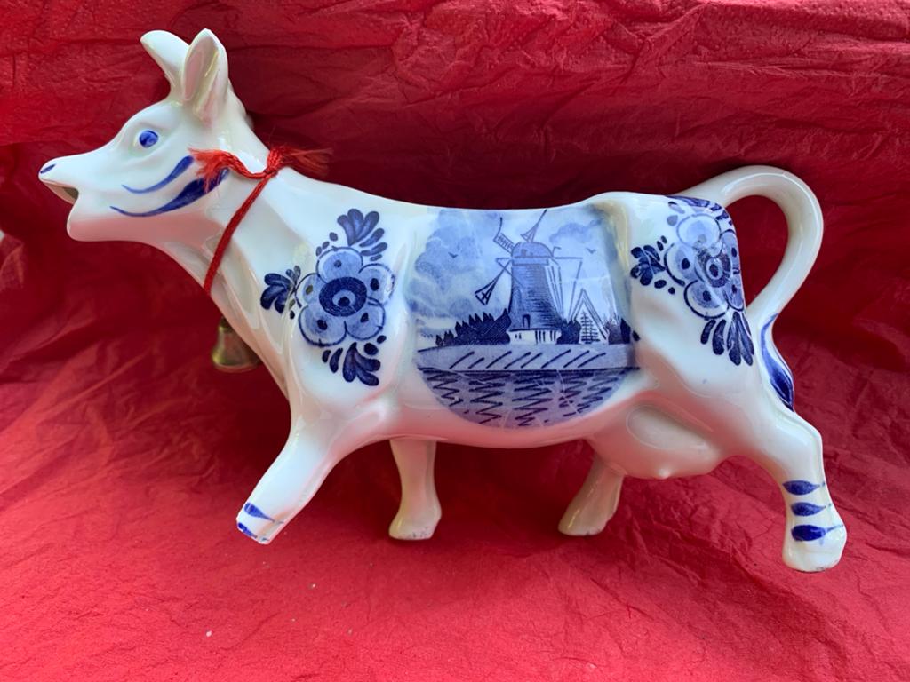 Delfts Blauw Koe Melkkan - Vintage Hollandse Charme, Ophalen of Verzenden