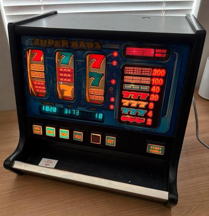 Super Bars bartop gokkast, Verzamelen, Automaten | Gokkasten en Fruitautomaten, Zo goed als nieuw, Euro, Ophalen