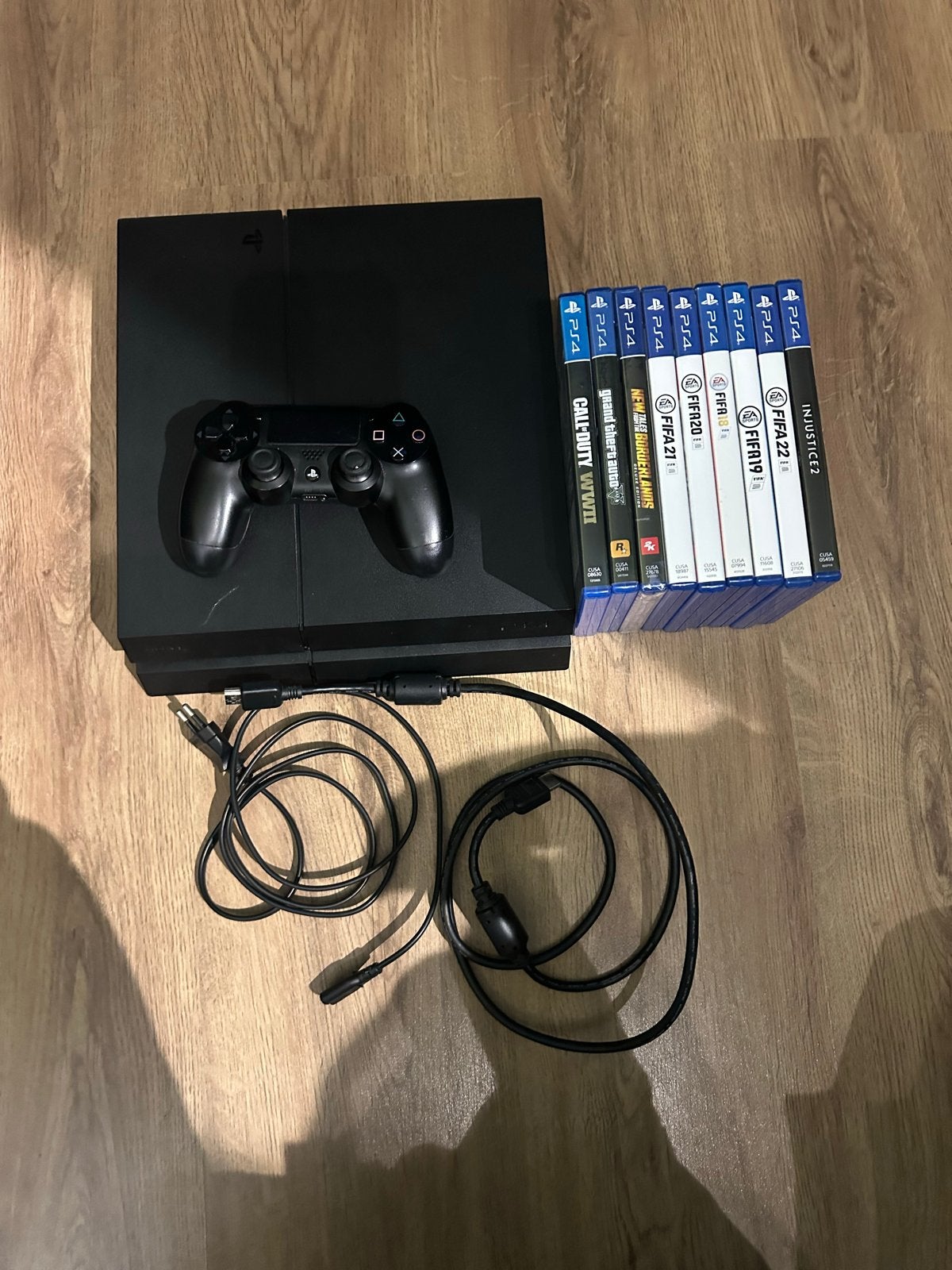 PlayStation 4 met 1 controller en 7 games, Spelcomputers en Games, Spelcomputers | Sony PlayStation 4, Ophalen of Verzenden, Met 1 controller