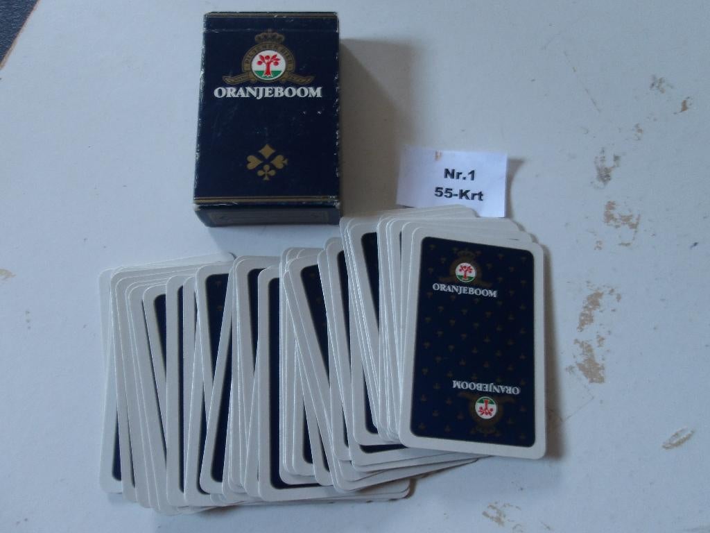 Oranjeboom bier speelkaarten (nr.1) 55-Krt., Ophalen of Verzenden, Nieuw, Overige typen, Oranjeboom
