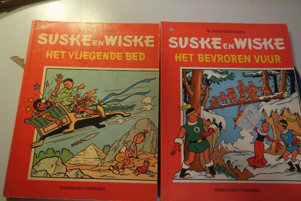 Suske  en Wiske-1973 no 124+141, Eén stripboek, Ophalen of Verzenden, Gelezen