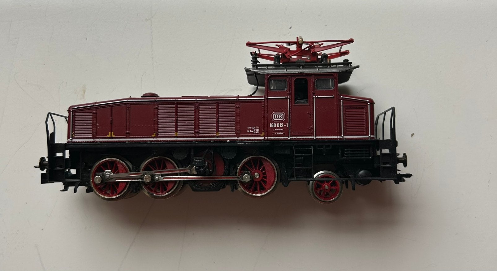 Roco 04129A H0 Elektrische locomotief BR 160 012-1 van de DB, Gebruikt, Verzenden, Roco, Analoog