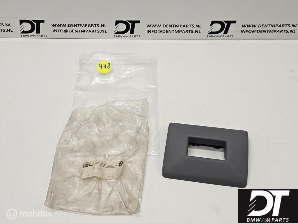 Afdekkap gordel SILBER BMW E34 E32 52201963122, Nieuw, Ophalen of Verzenden