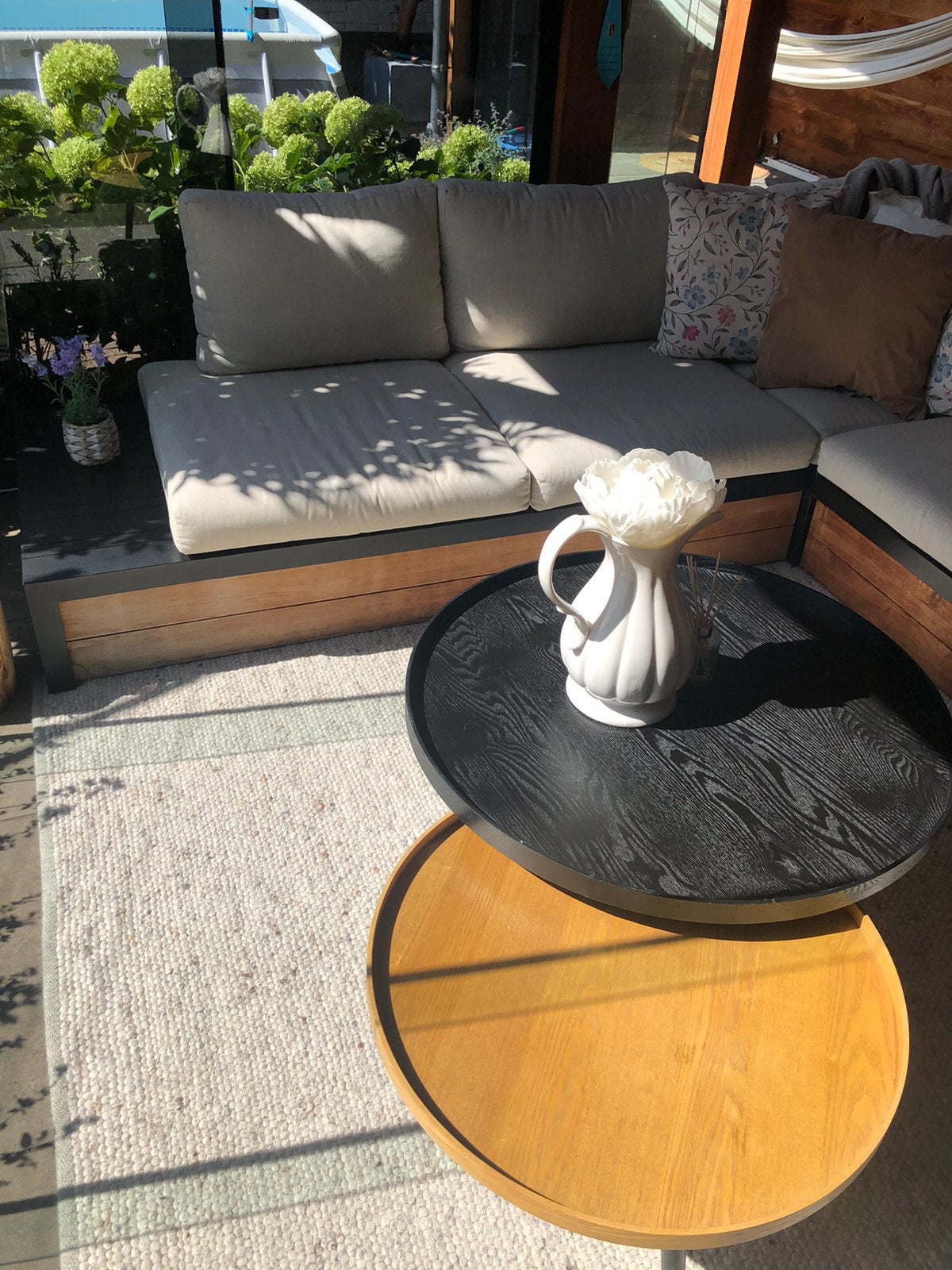 Loungeset / tuinset, Ophalen, Zo goed als nieuw, Aluminium