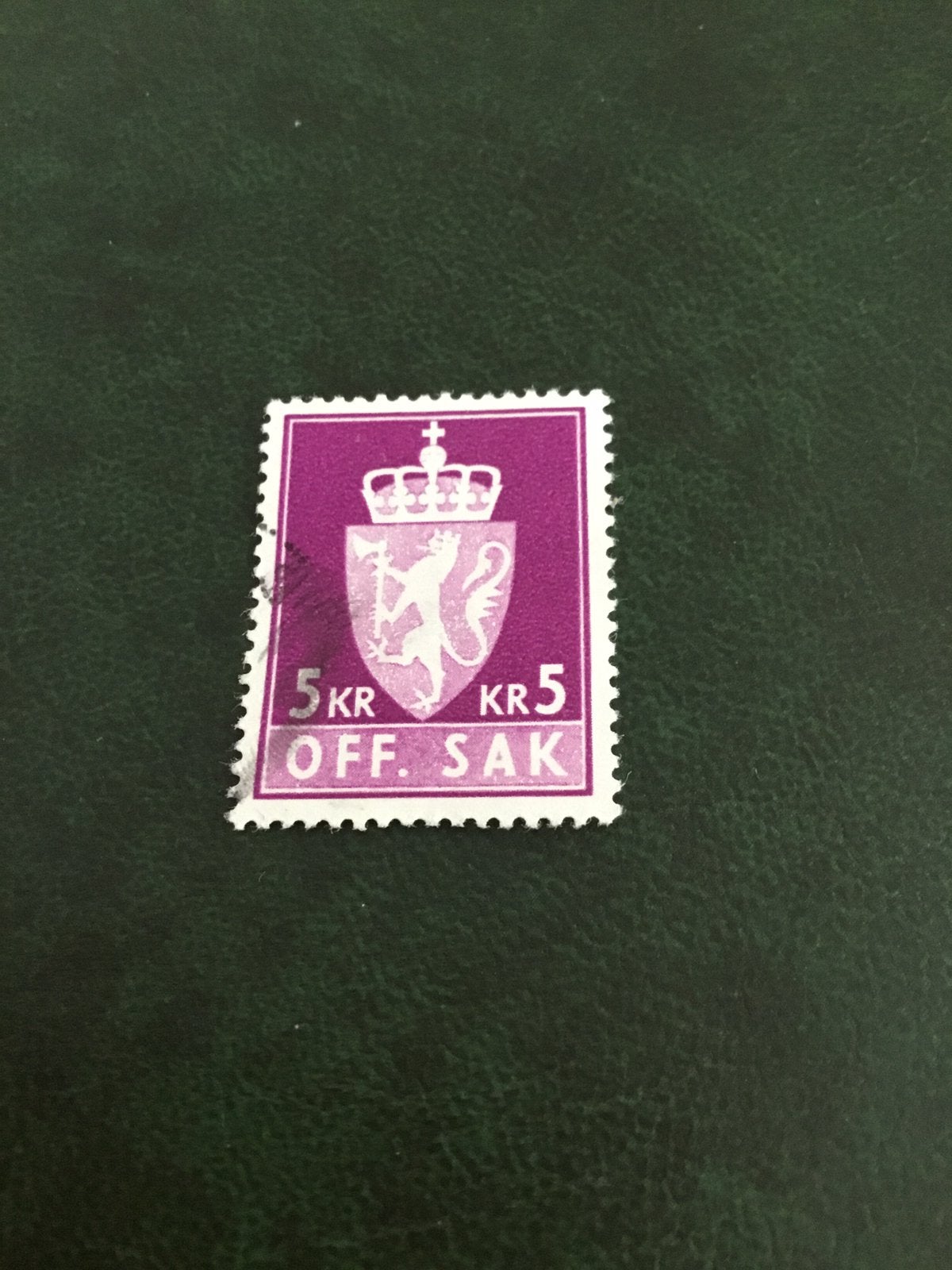 Noorwegen kr5, Postzegels en Munten, Postzegels | Europa | Scandinavië, Ophalen of Verzenden, Noorwegen, Gestempeld
