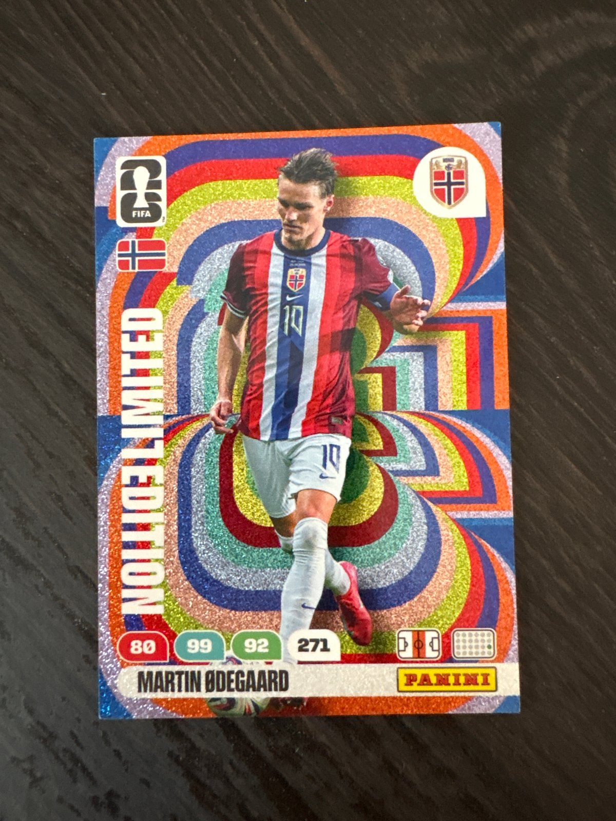 WK 2026 Panini FIFA 365 Limited Edition Martin Ødegaard, Ophalen of Verzenden, Nieuw, Buitenlandse clubs, Spelerskaart