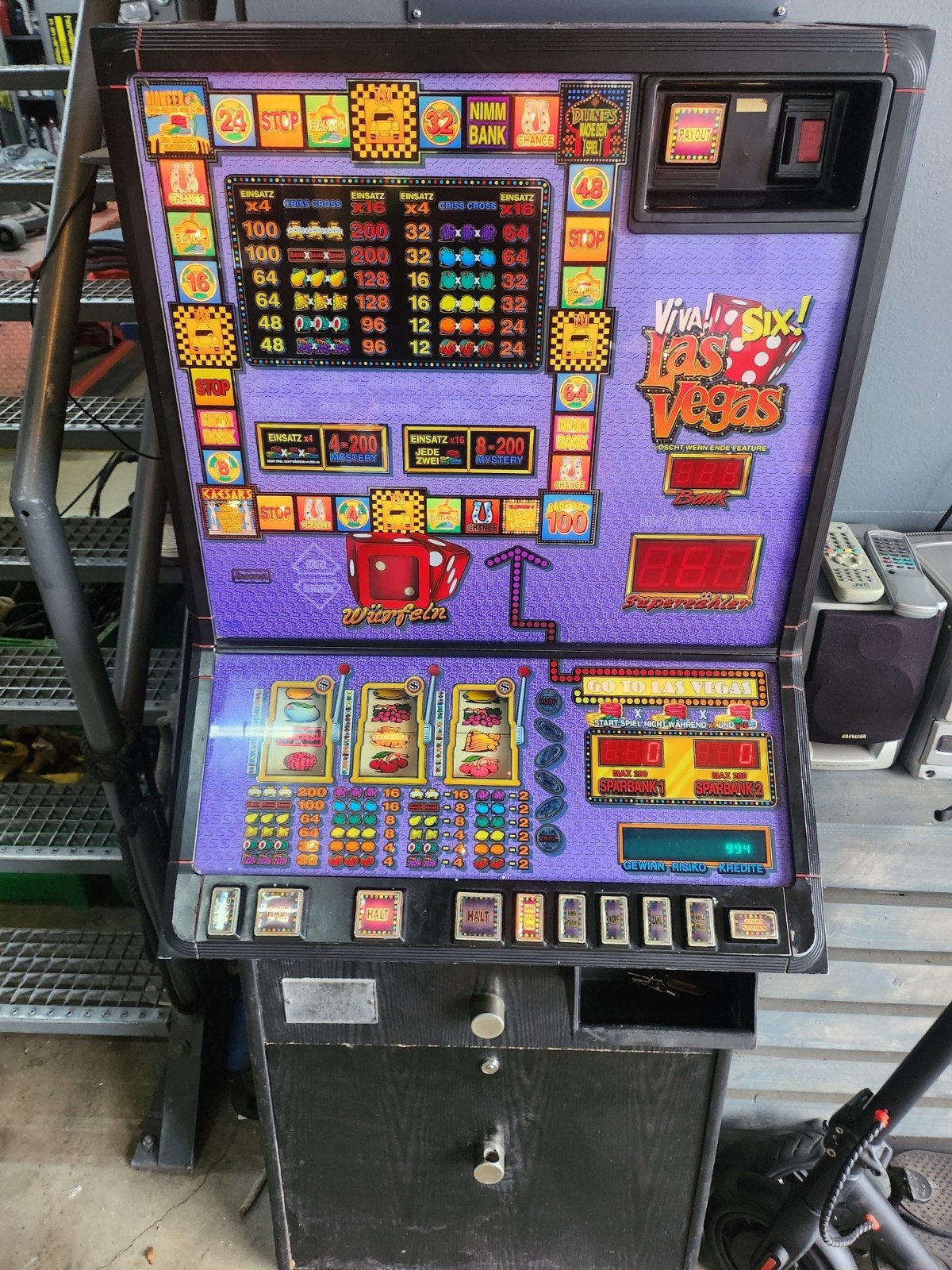 Gokkast vifa lasvegas euros, Verzamelen, Automaten | Gokkasten en Fruitautomaten, Euro, Ophalen, Gebruikt