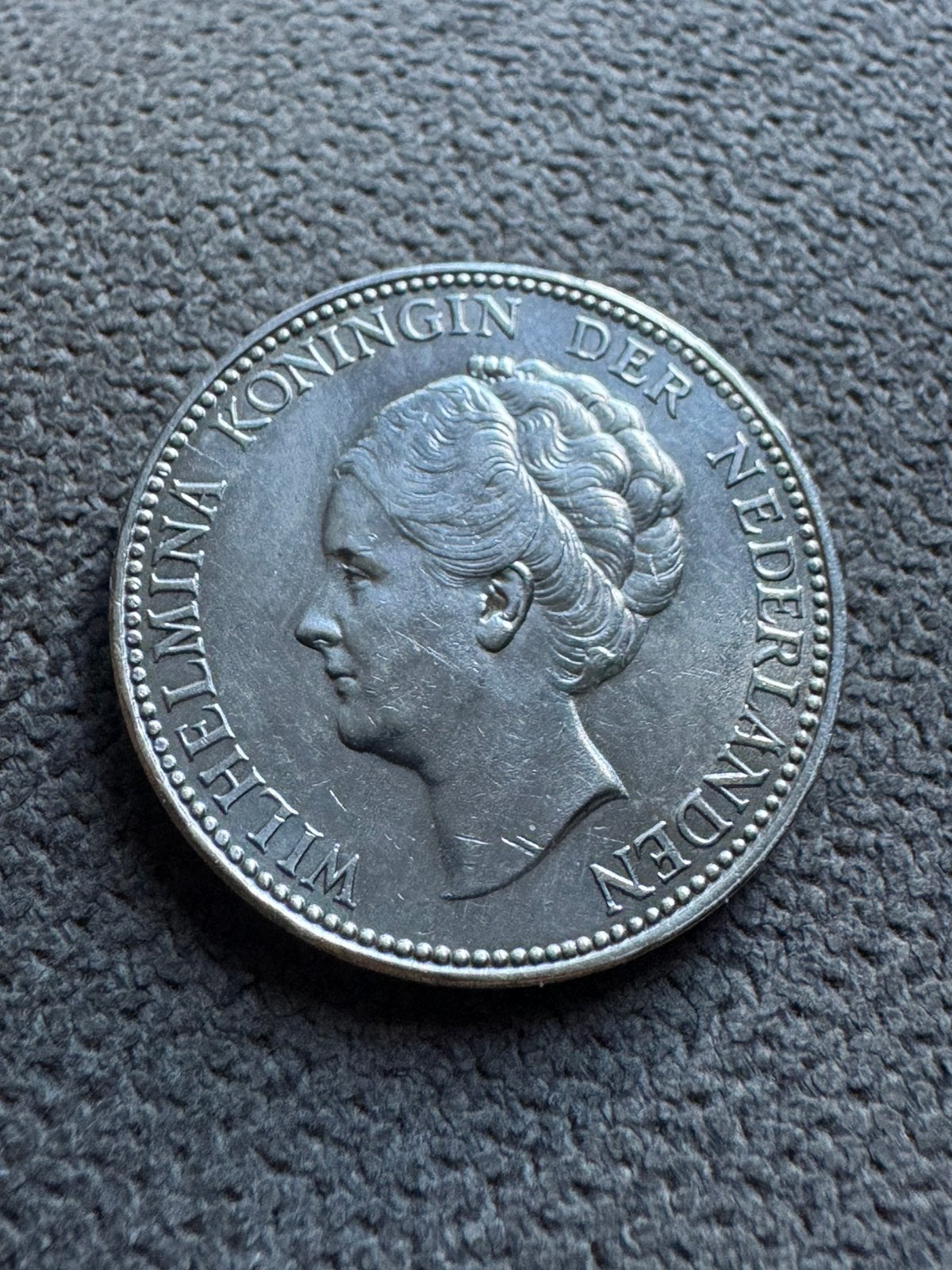 Zilveren 1 Gulden Munt Koningin Wilhelmina 1922, 1 gulden, Zilver, Ophalen of Verzenden, Koningin Wilhelmina