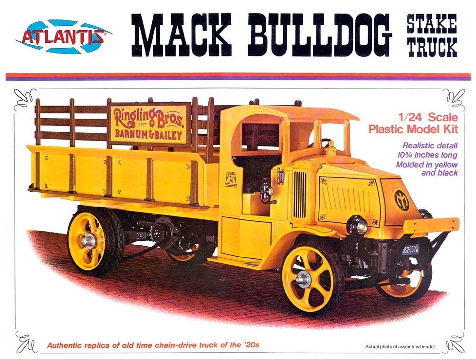 Atlantis 1926 Mack Bulldog Stake Truck ATL-M2402 1/25, Ophalen of Verzenden, Nieuw, Groter dan 1:32, Overige merken