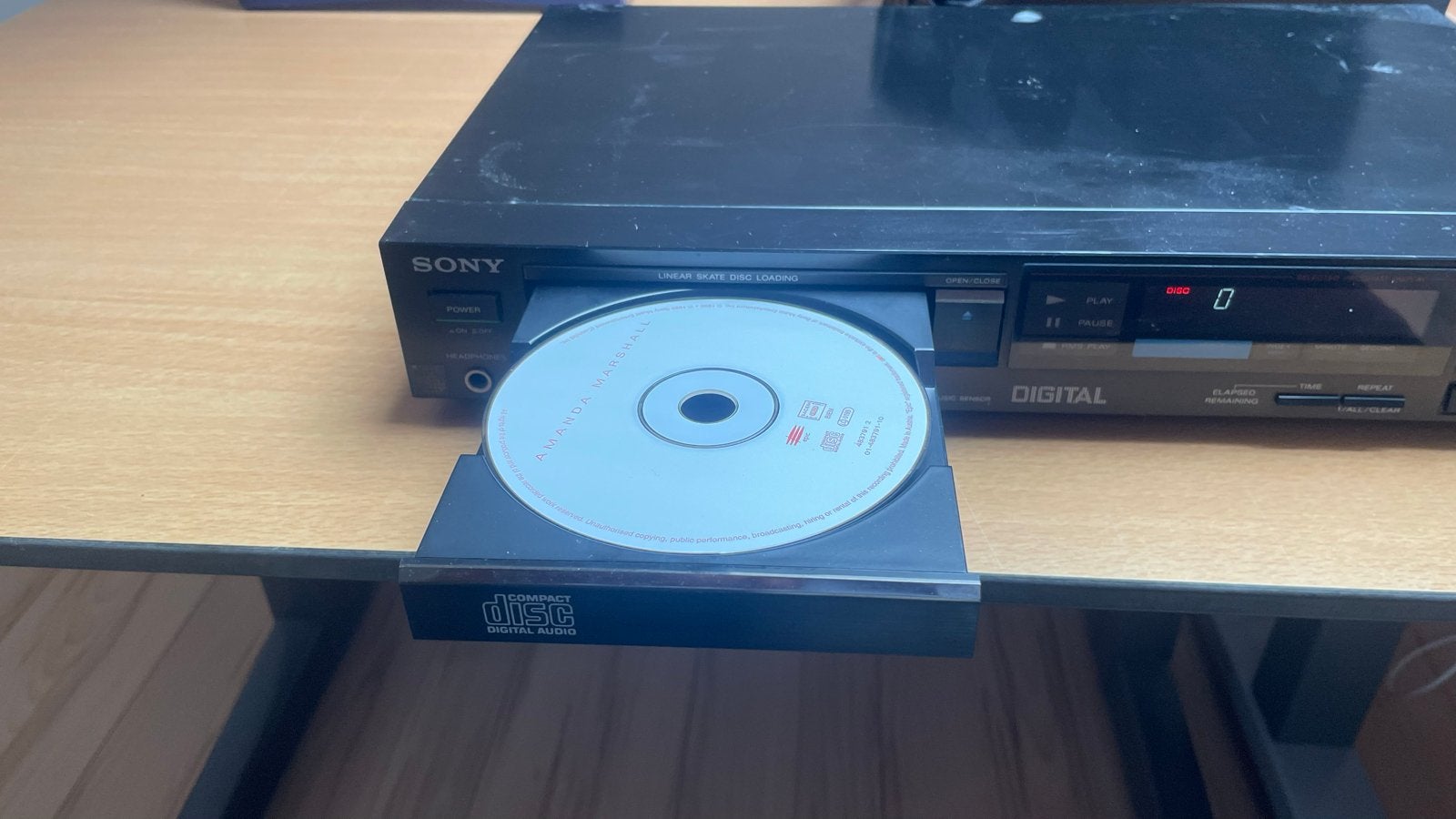 Sony CDP-40 vintage CD speler, Ophalen of Verzenden, Gebruikt, Sony