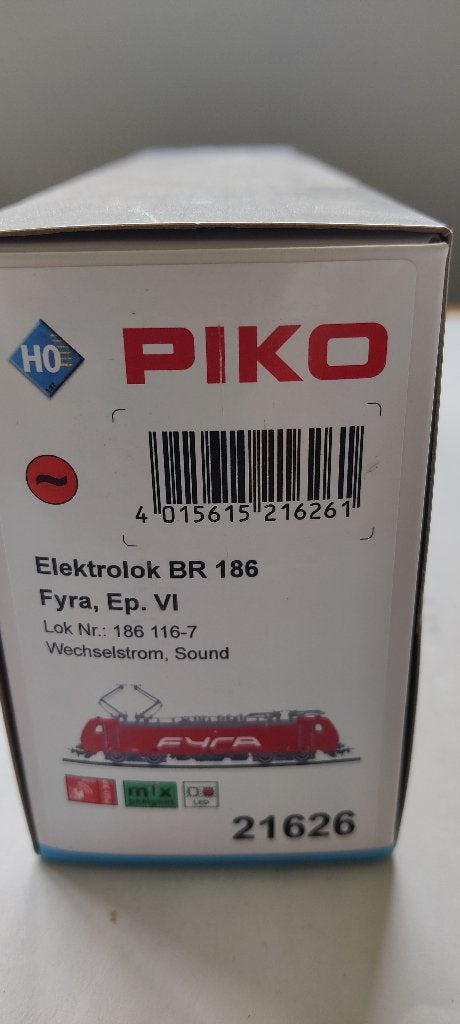 Piko 21626 eloc "FYRA" AC Dig Sound, Wisselstroom, Locomotief, Zo goed als nieuw, Piko