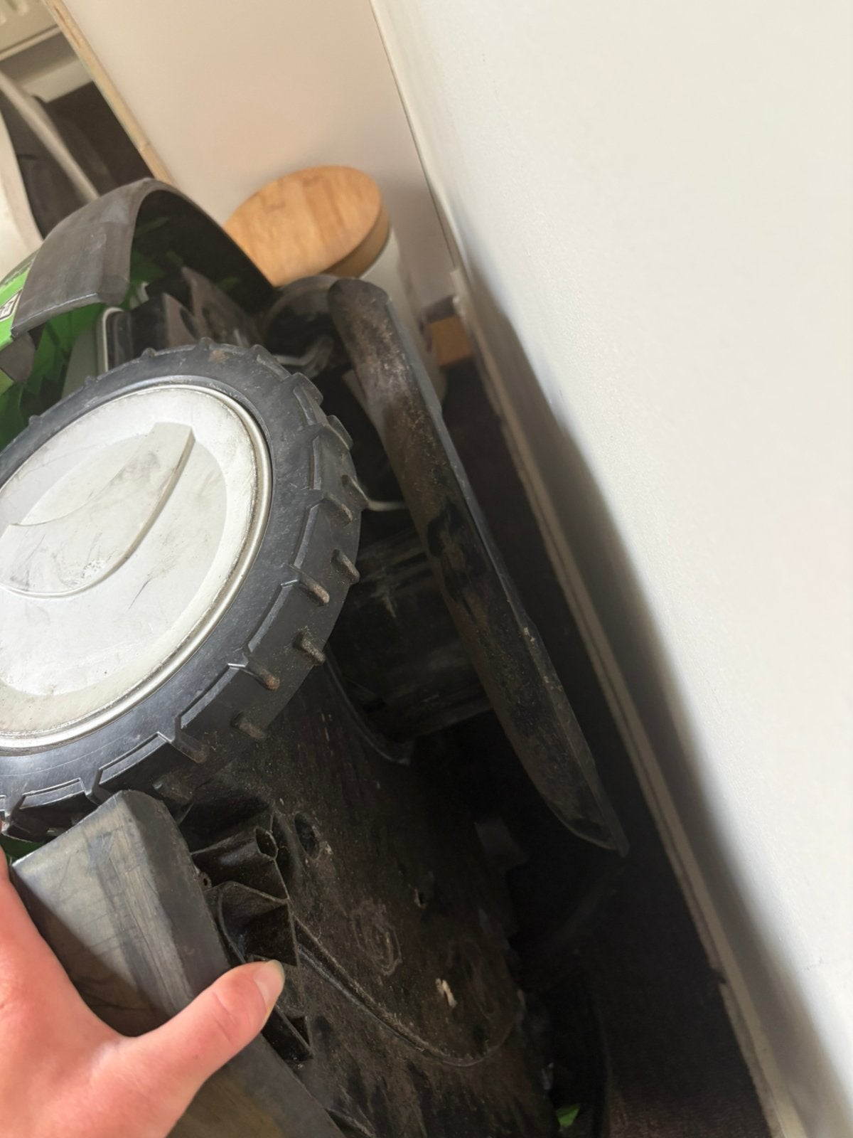 Robotmaaier viking voor onderdelen, Ophalen, Gebruikt