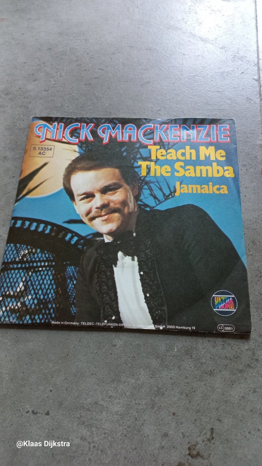 Nick Mackenzie - Teach Me The Samba / Jamaica (Single), Gebruikt, Pop, 7 inch, Ophalen of Verzenden