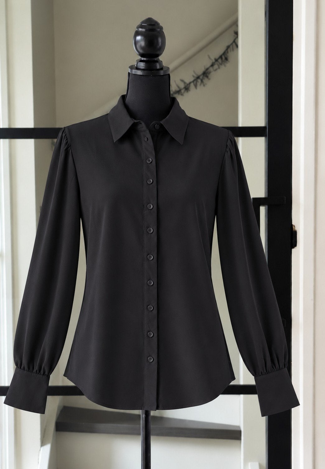Mi Piace Travelstof Blouse Maat XL Kleur Zwart, Kleding | Dames, Mi Piace, Verzenden, Zwart, Maat 46/48 (XL) of groter