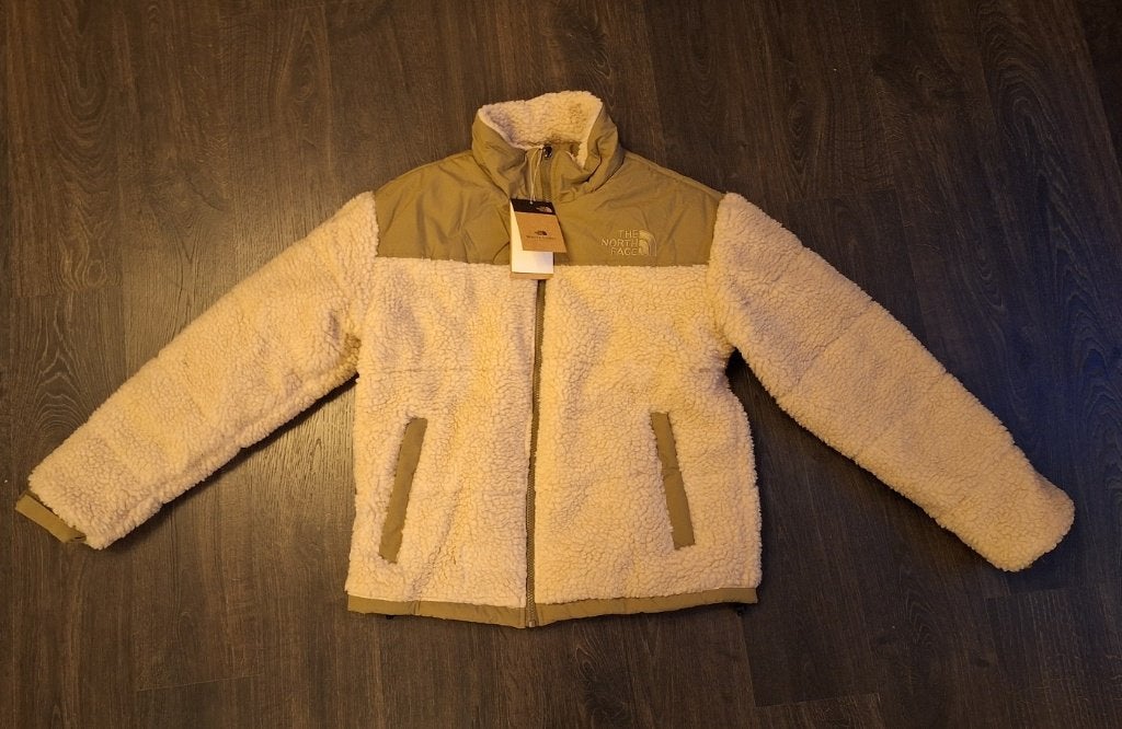 The North Face jas (Novelty Nuptse), Ophalen of Verzenden, Nieuw, Maat 48/50 (M), Beige