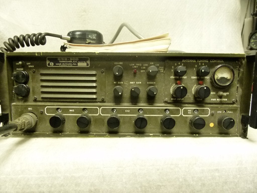 Sunair GSB-900 HF Transceiver 1,6 - 30 MHz 100/125W, Ophalen, Gebruikt, Zender en Ontvanger