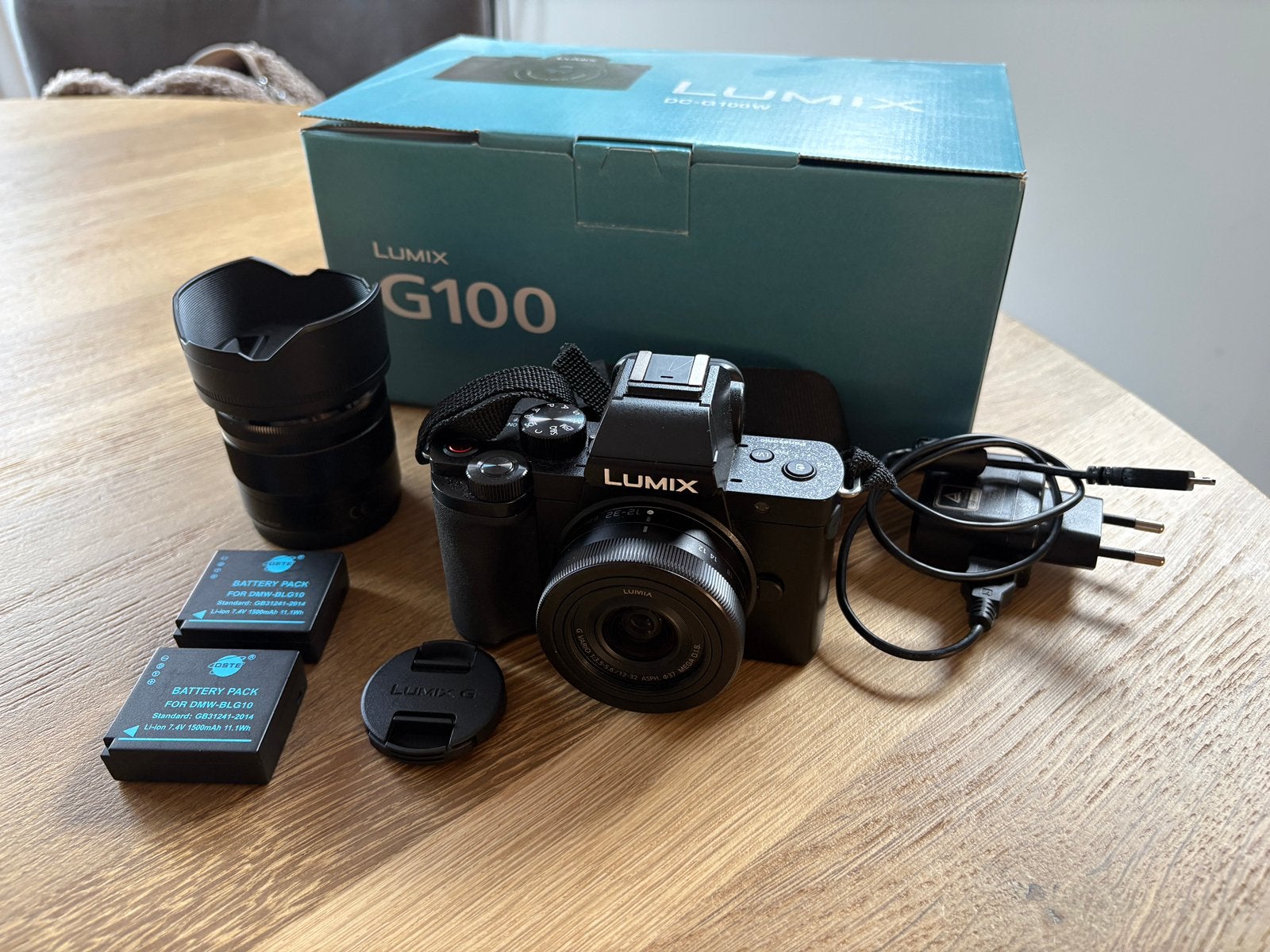 Panasonic Lumix DC-G100W set – bijna niet gebruikt, Audio, Tv en Foto, Fotocamera's Digitaal, Ophalen, Panasonic, 22 megapixels
