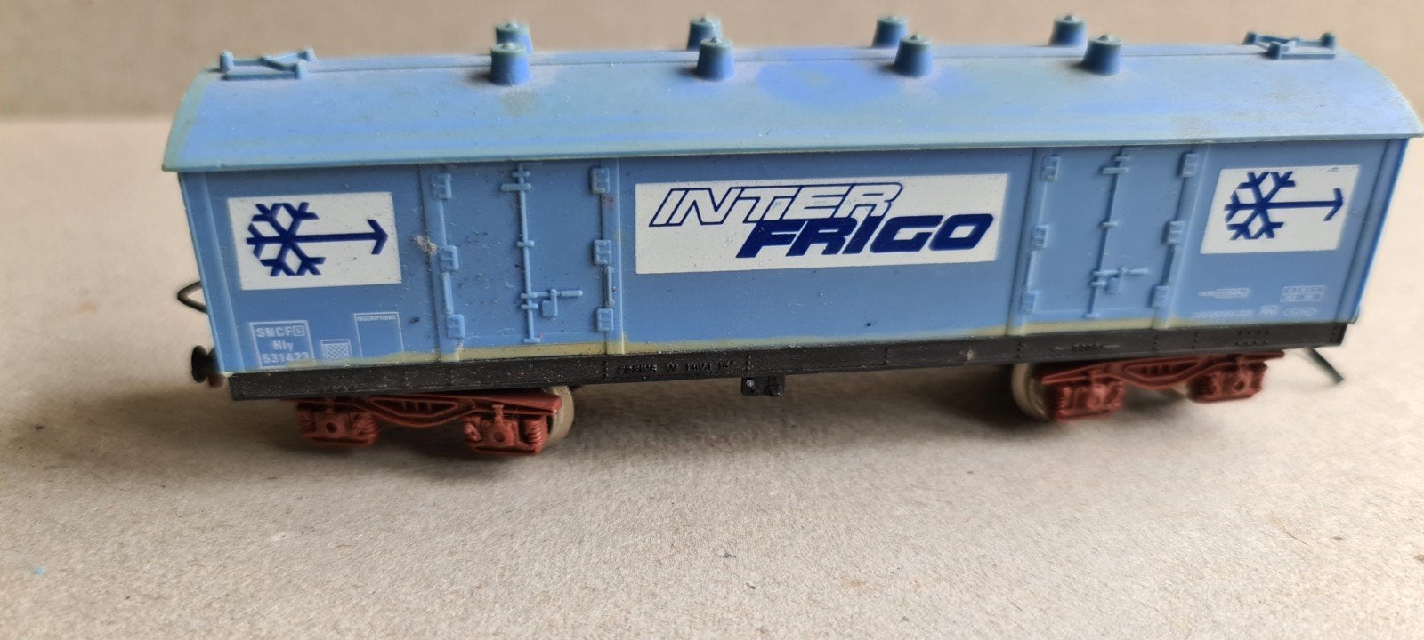 Jouef INTER FRIGO Wagon - Zo goed als nieuw, Hobby en Vrije tijd, Gelijkstroom, Jouef, Wagon, Ophalen of Verzenden