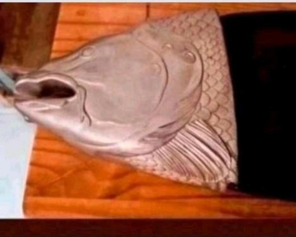 Mooie Houten Vis , hapjes Serveerplank 90 cm, Ophalen of Verzenden