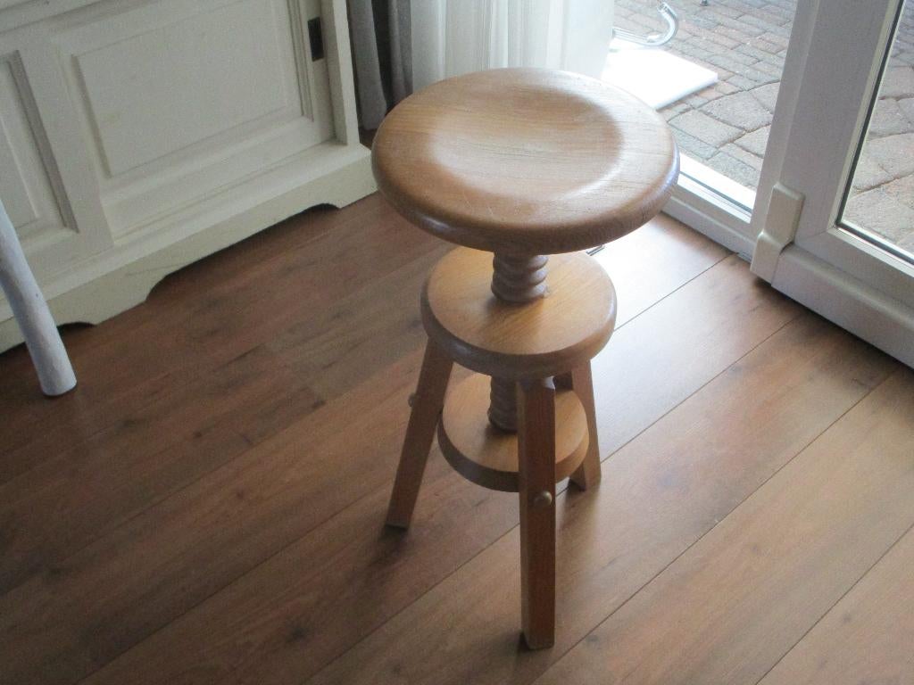 Houten Pottenbakkerskruk,v.a 45,00e, Ophalen, In hoogte verstelbaar, Gebruikt, Hout