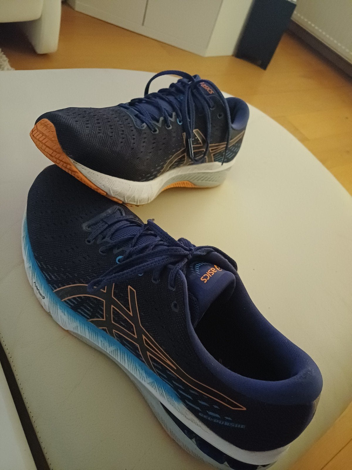 Mooie Asics ,  maat 49 ., Blauw, Ophalen of Verzenden, Asics, Sneakers of Gympen