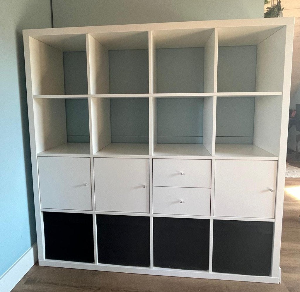 Ikea vakkenkast 4x4, Ophalen, 100 tot 150 cm, 100 tot 150 cm, Zo goed als nieuw