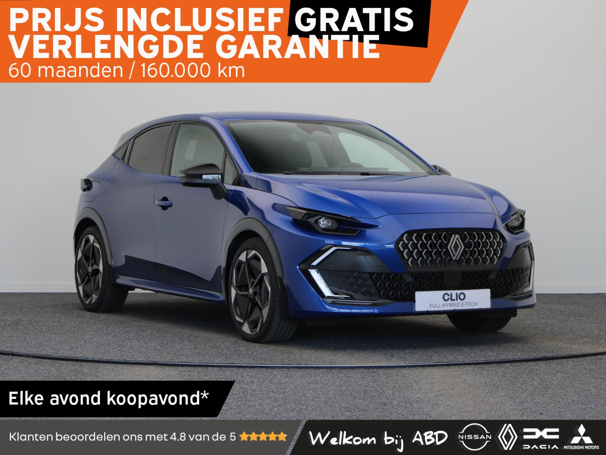 Renault Clio Hybrid 160pk techno | Vijf jaar garantie | Pack, Auto's, Dealer onderhouden, Stof, Euro 6, 4 cilinders