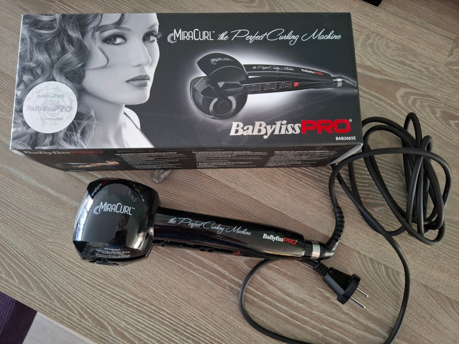 BabylissPro automatische krultang, Ophalen of Verzenden, Zo goed als nieuw, Krultang of Stijltang