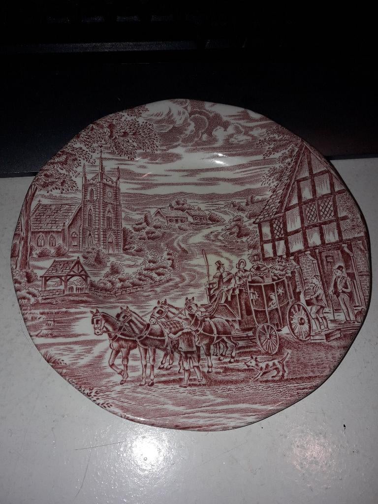 sierbord-Dickens Coaching Days (Z171-144), Ophalen of Verzenden