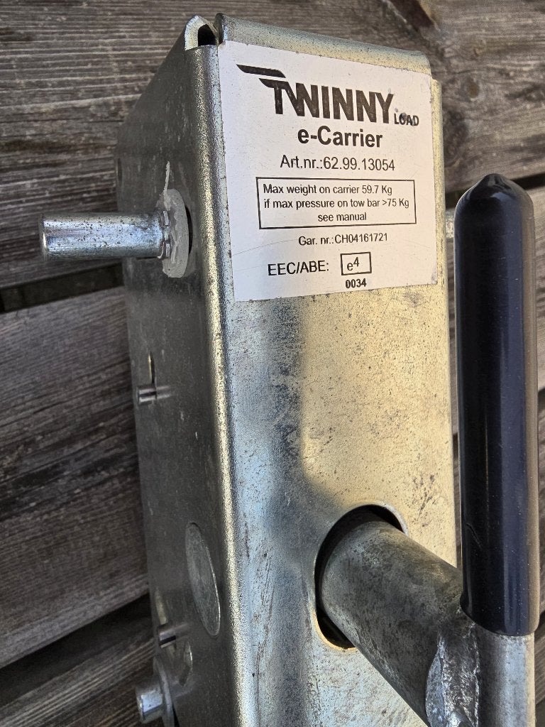 Fietsendrager Twinny Load E-Carrier, Auto diversen, Ophalen, Zo goed als nieuw, 2 fietsen, Trekhaakdrager