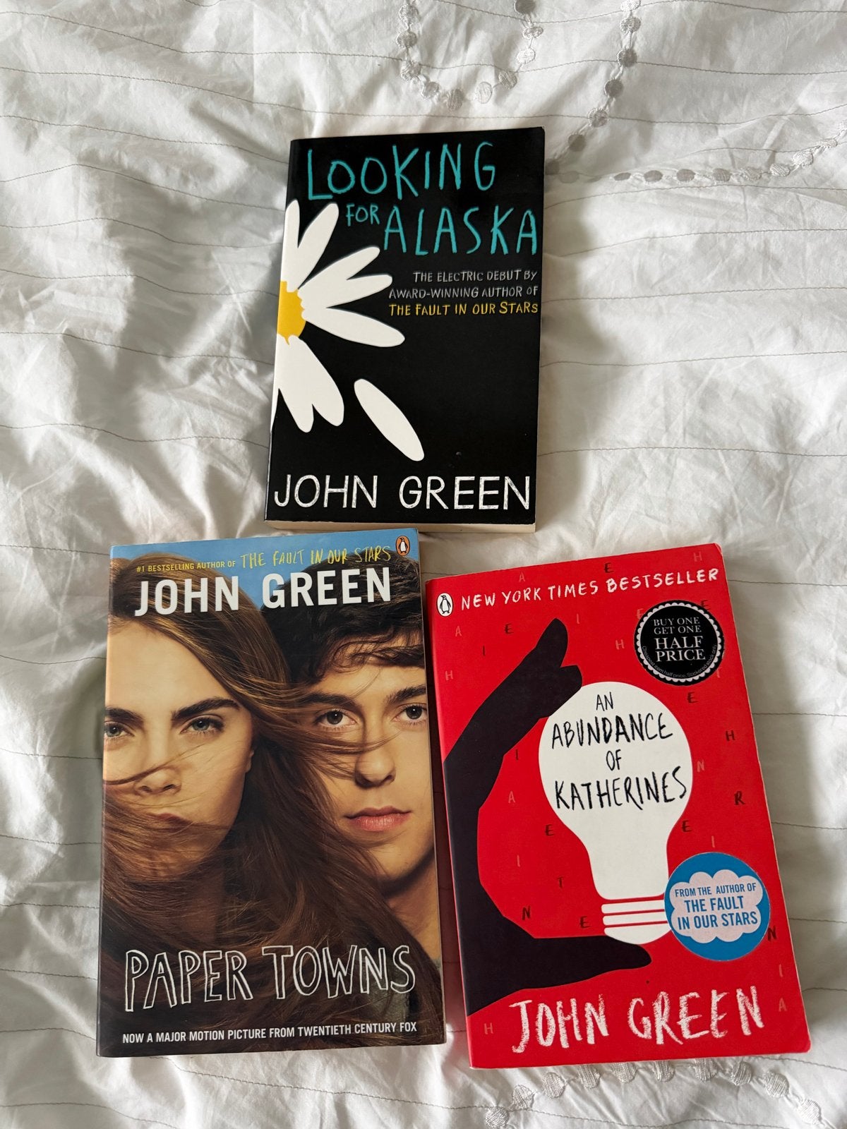 John Green Boekenpakket: Looking for Alaska, Paper Towns, Ophalen of Verzenden, Gelezen, Amerika