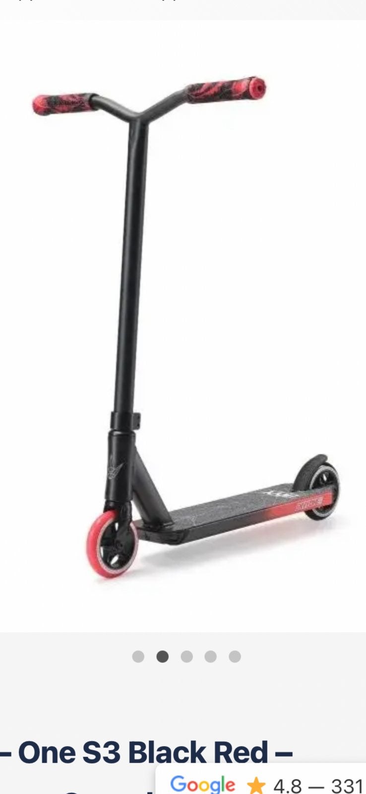 Blunt S3 Stuntstep Zwart/Rood, Ophalen, Gebruikt, Overige typen