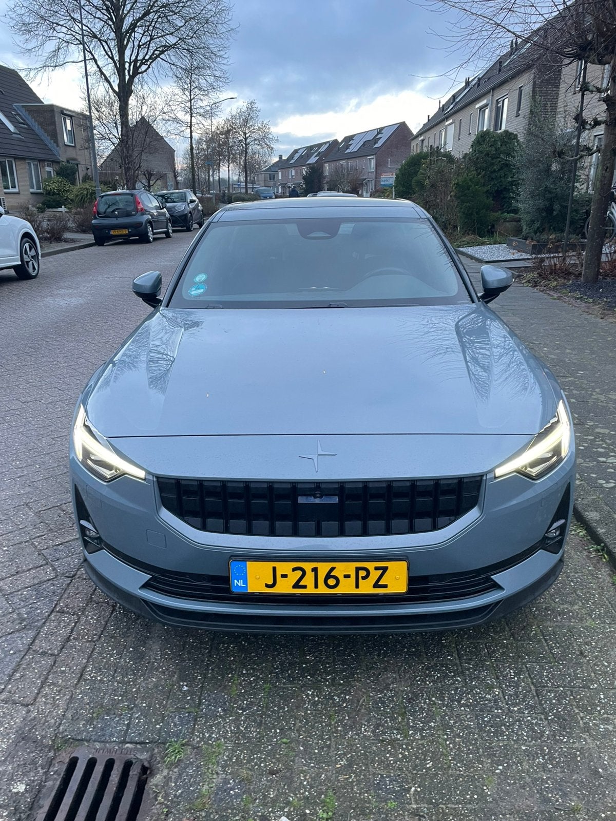Polestar 2 300kW Long Range Dual Motor 408pk Aut 2021 Grijs(, Auto's, Automaat, Polestar 2, Beige, 110 €/maand