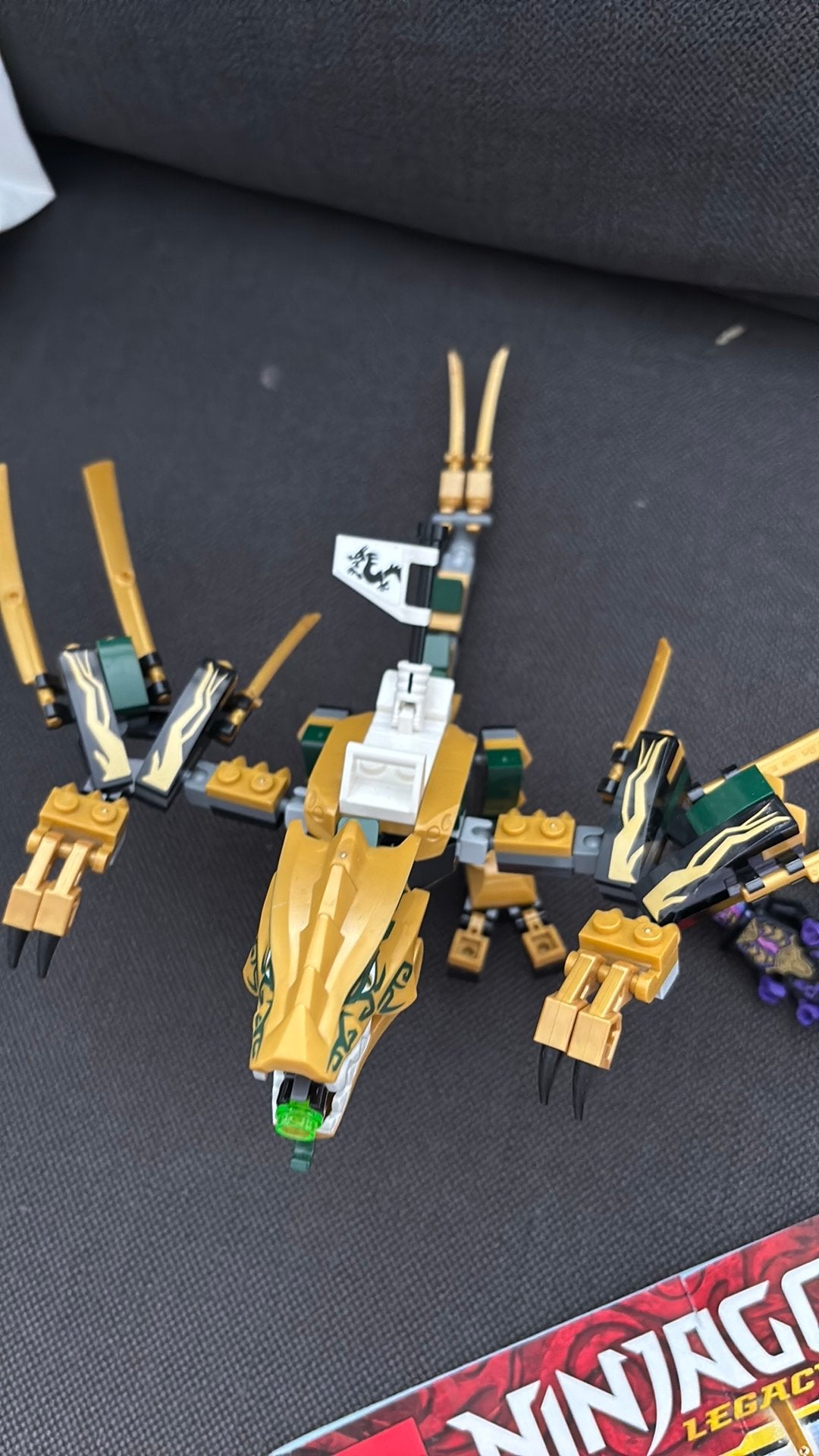 Lego ninjago legacy gouden draak 70666, Compleet, Lego, Ophalen of Verzenden, Zo goed als nieuw
