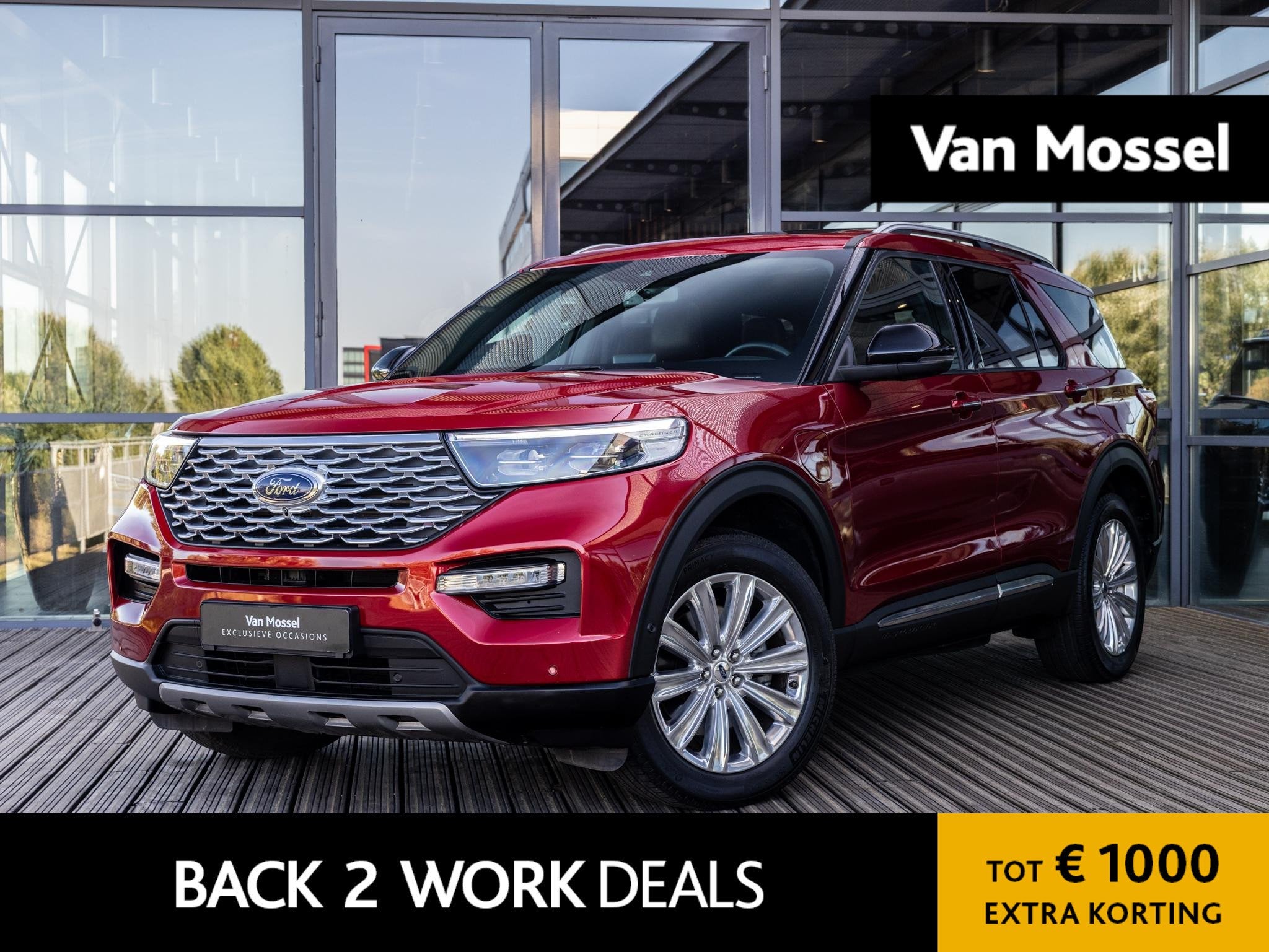 Ford Explorer 3.0 V6 ECOBOOST | PHEV | PLATINUM | 7-ZITTER |, 12 maanden, 14 kWh, Euro 6, 2956 cc