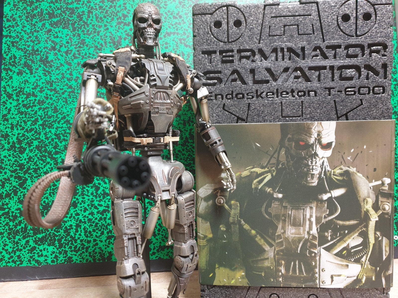 Terminator Salvation T-600 Endoskeleton Figuur, Verzamelen, Ophalen of Verzenden, Zo goed als nieuw
