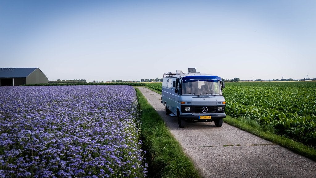 Mercedes 508 Camper Wegenbelastingvrij APK-vrij Rijbewijs B, Brandblusser, Chemisch toilet, Buscamper of Camperbus, Tot en met 2