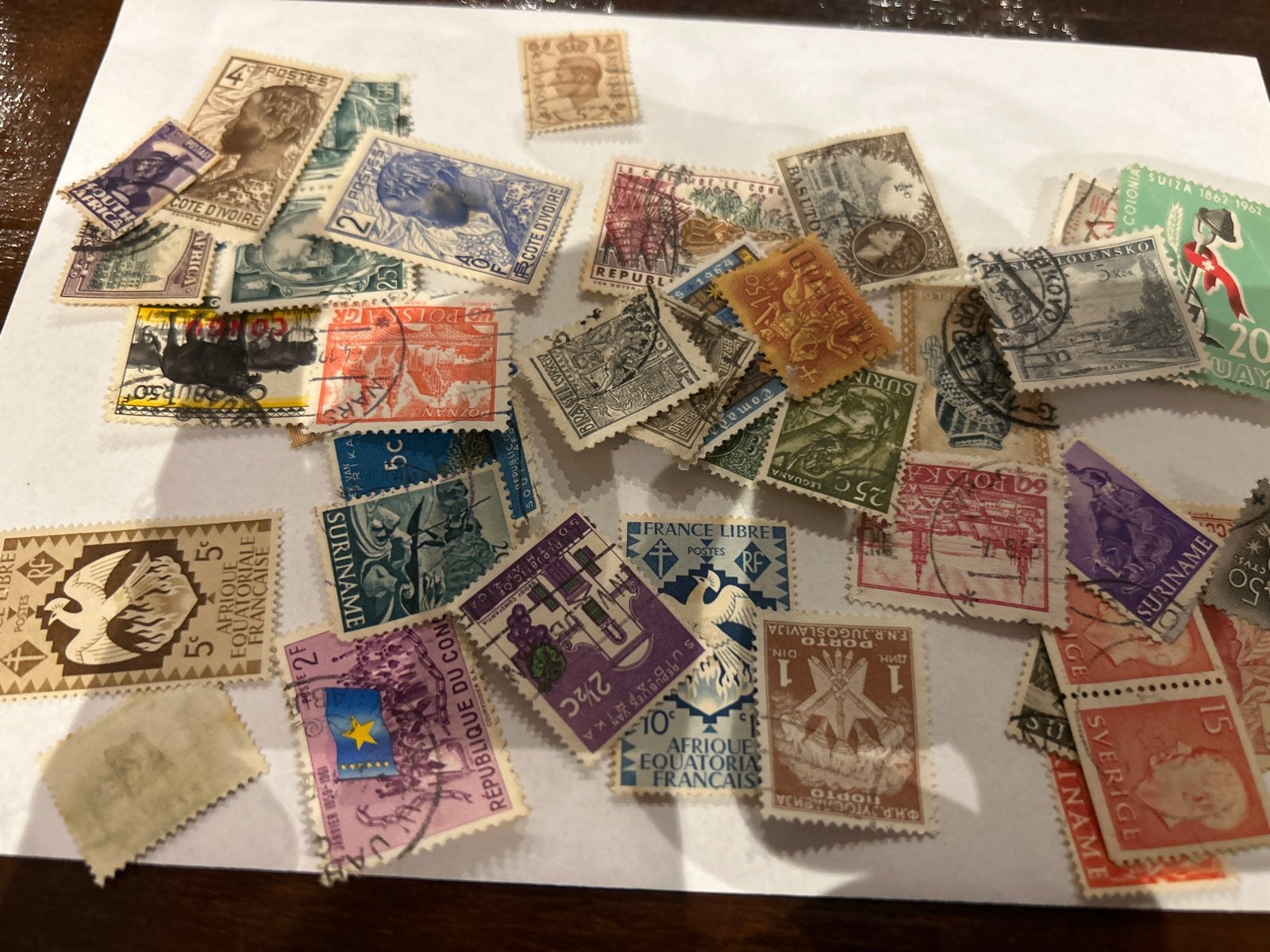 Diverse postzegels uit verschillende landen - Grote collecti, Ophalen of Verzenden, Overige landen, Gestempeld