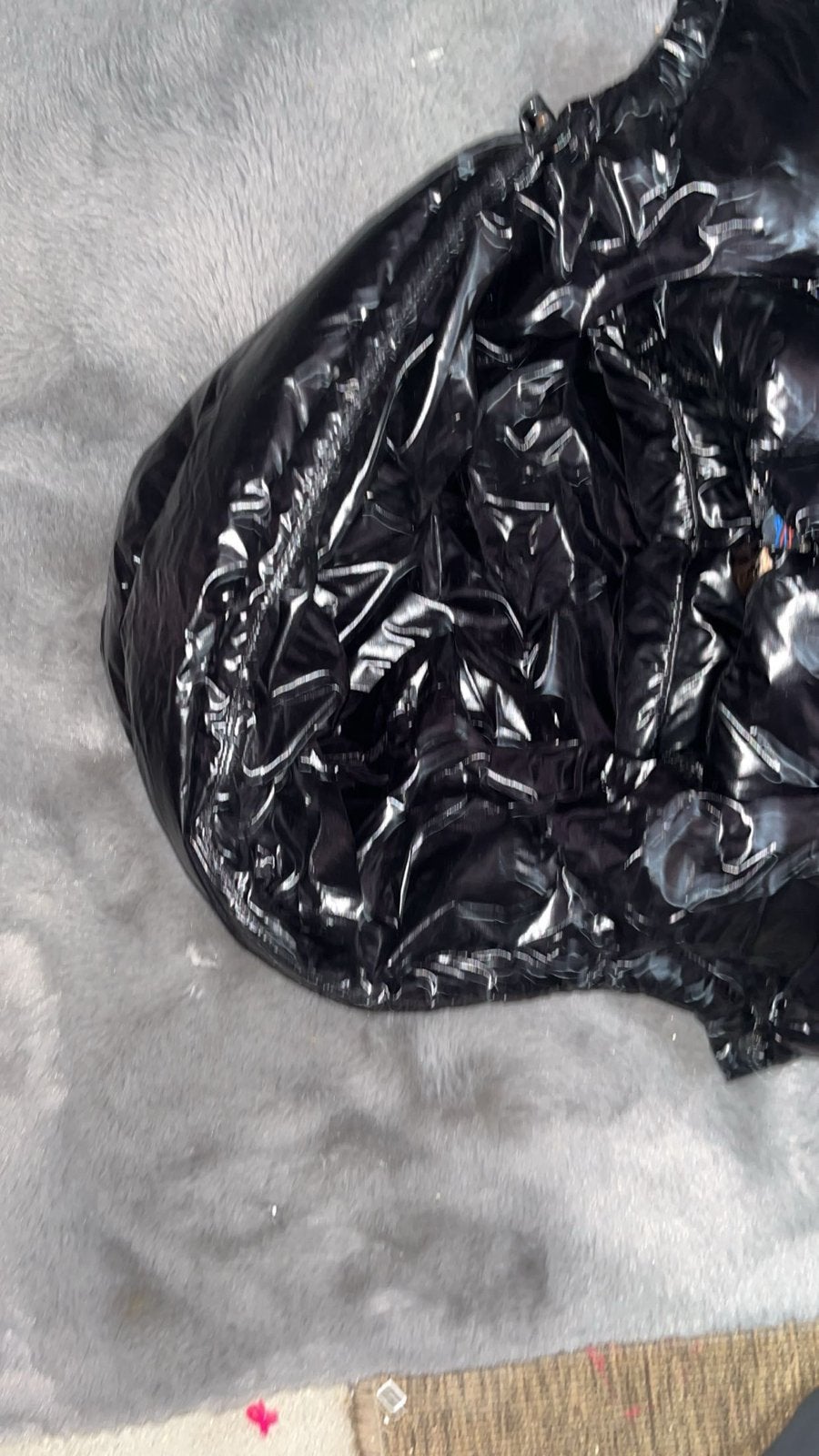 Moncler Glanzend Zwart puffer jas, Kleding | Heren, Ophalen of Verzenden, Zo goed als nieuw, Overige maten, Zwart
