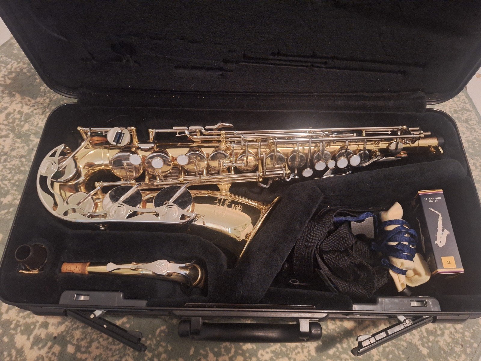 Saxofoon Yamaha, Muziek en Instrumenten, Blaasinstrumenten | Saxofoons, Ophalen, Zo goed als nieuw, Alt