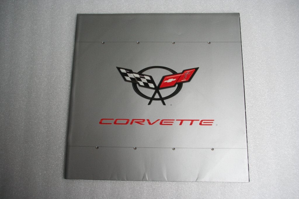 Folder Chevrolet Corvette + kleurenstaat + poster (1998) (14, Ophalen of Verzenden, Zo goed als nieuw, Chevrolet