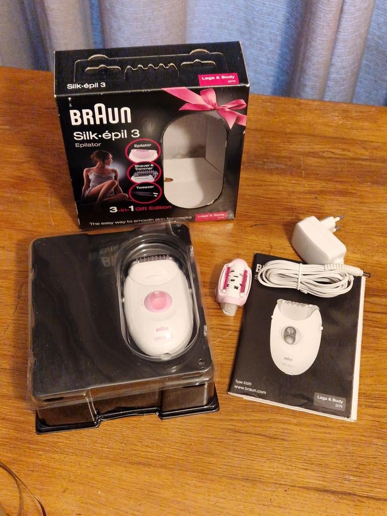 Braun Silk epil 3, Scheren en Epileren, Braun, Ophalen of Verzenden, Zo goed als nieuw