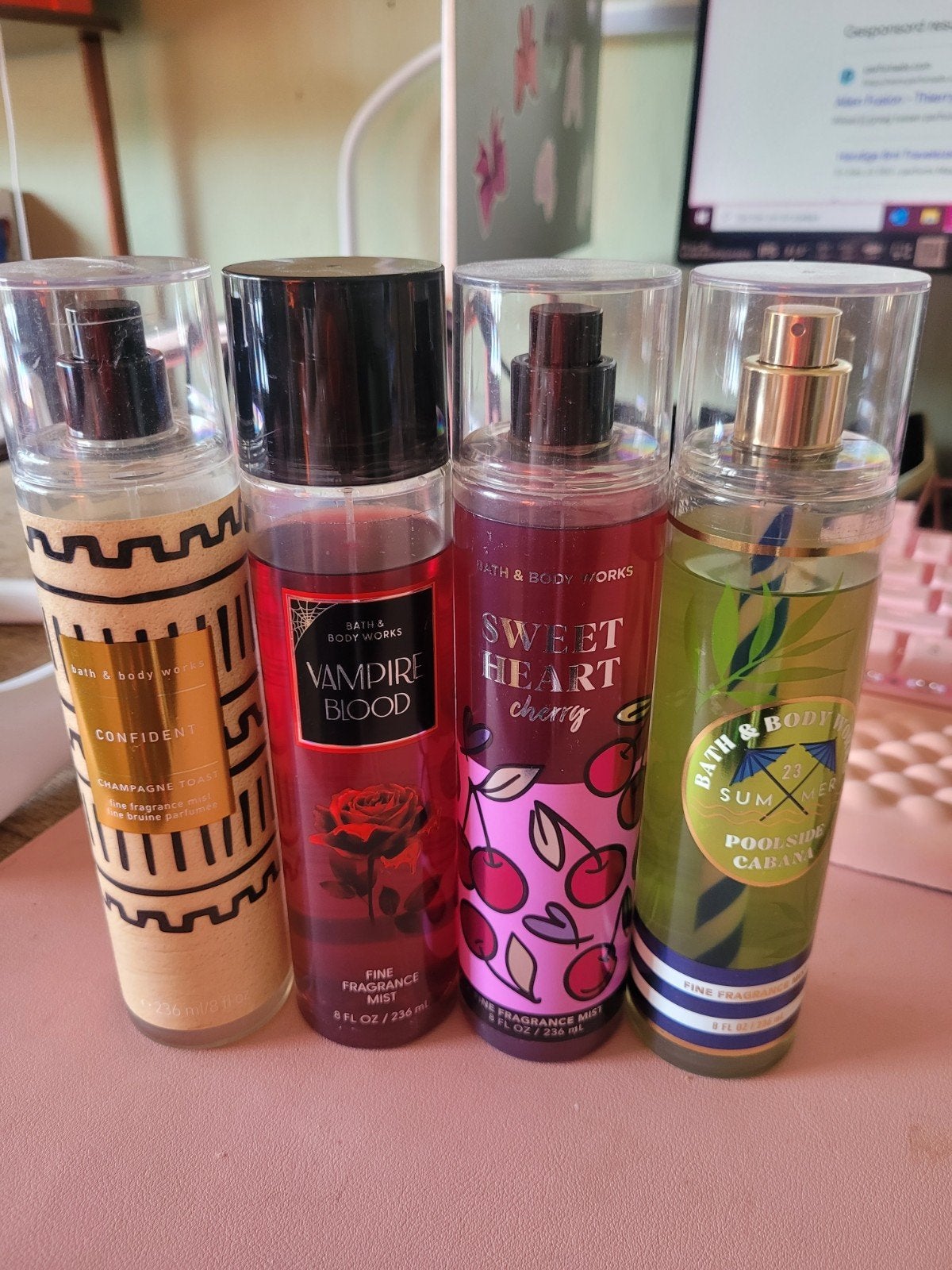 Bath & Body Works Geurmist Collectie (4 stuks), Ophalen of Verzenden, Gebruikt