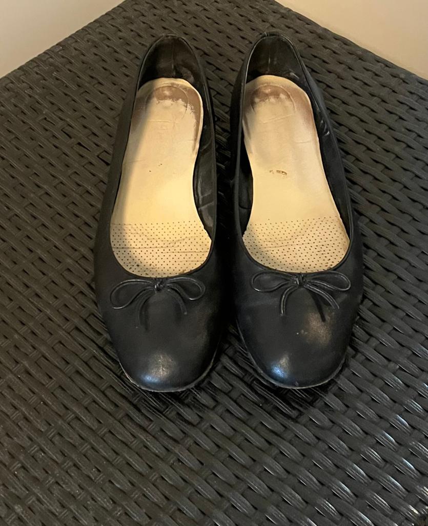 Unisa ballerina zwart maat 42, Zwart, Gedragen, Ballerina's, Ophalen of Verzenden